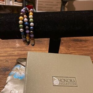 Honora set of 3 stretch bracelets